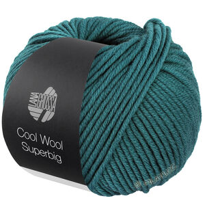 Lana Grossa COOL WOOL Superbig | 50-petrol groen