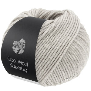 Lana Grossa COOL WOOL Superbig | 51-zilvergrijs