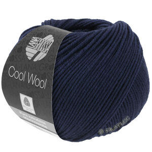 Lana Grossa COOL WOOL | 0414-nacht blauw