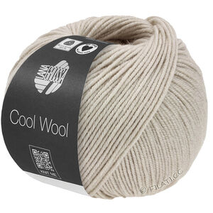 Lana Grossa COOL WOOL Mélange (We Care) | 1491-grège gemêleerd