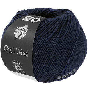 Lana Grossa COOL WOOL Mélange (We Care) | 1494-nacht blauw gemêleerd