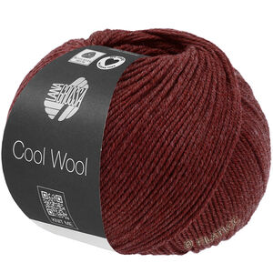 Lana Grossa COOL WOOL Mélange (We Care) | 1500-wijnrood gemêleerd