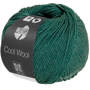 Lana Grossa COOL WOOL Mélange (We Care) | 1505-donker groen gemêleerd