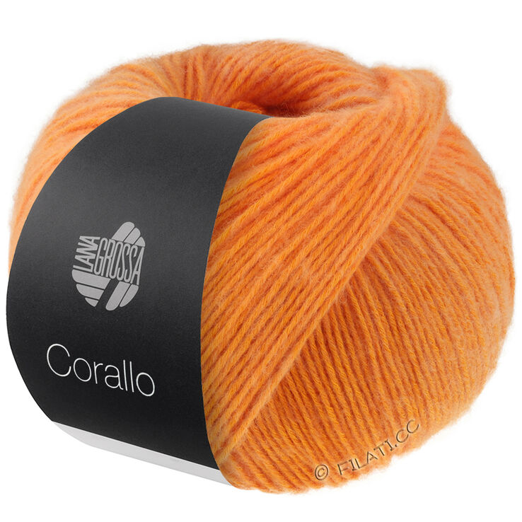 Lana Grossa CORALLO 100g | 01-mandarijntje/oranje