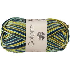 Lana Grossa COTONE  Print/Spray/Mouliné | 360-resedagroen/donker petrol/licht olijf/donker olijf