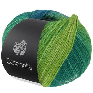 Lana Grossa COTONELLA | 17-petrol/rood violet/foksia/grijs paars/mintgroen/braam/framboos/donker blauw/midden blauw/geelgroen/grasgroen