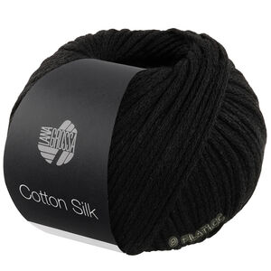 Lana Grossa COTTON SILK | 12-zwart