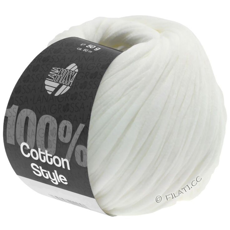 Lana Grossa COTTON STYLE | 01-wit