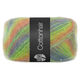 Lana Grossa COTTONHAIR | 102-oranje/groen/geelgroen/blauw violet/grijs bruin
