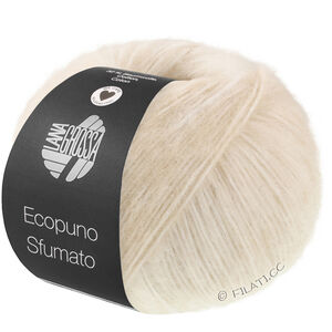 Lana Grossa ECOPUNO Sfumato | 701-ruwe witte/beige