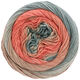 Lana Grossa ELASTICO Dégradé | 715-koraal/blauwgrijs/rozenhout/rood beige