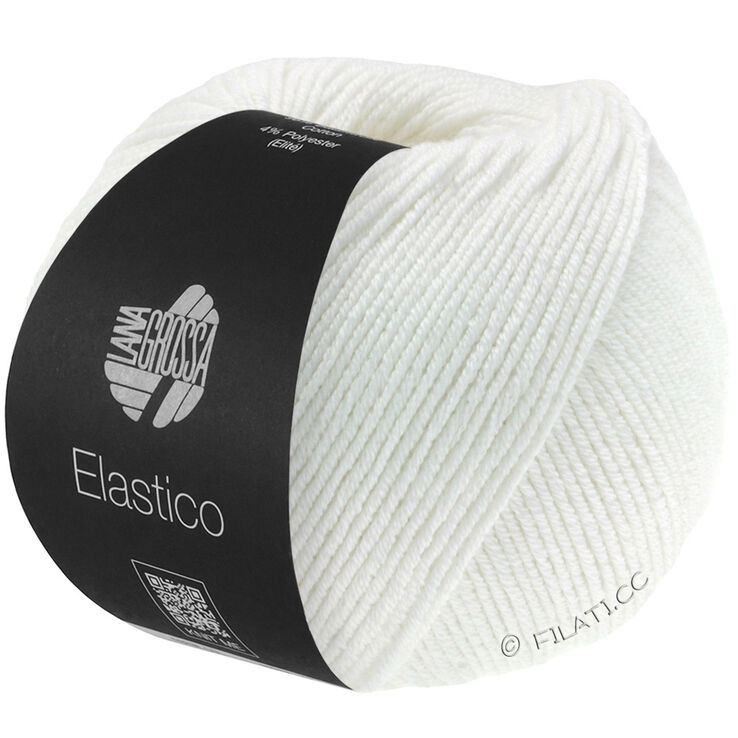 Lana Grossa ELASTICO | 001-wit