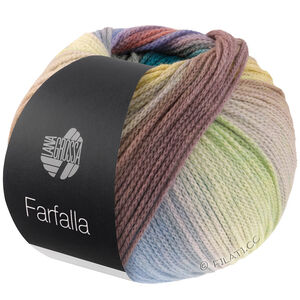 Lana Grossa FARFALLA | 04-zachtgroen/grijs groen/sering/violet/blauw/rosé/licht grijs/turkoois/grijs blauw/beige/grijs/lichtgeel