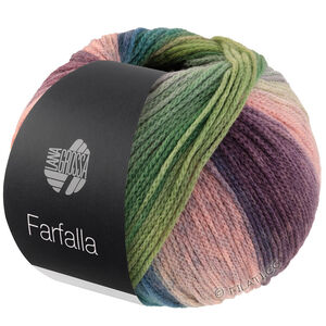 Lana Grossa FARFALLA | 08-zachtroze /rose/grijs/groenbeige/licht groen/midden groen/donker groen/petrol/rozenhout/grijs violet