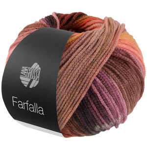 Lana Grossa FARFALLA | 10-zalm/oranje/rose/grijs/grijs bruin/antraciet/grijs paars/foksia