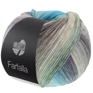 Lana Grossa FARFALLA | 15-donker blauw/licht blauw/donker grijs/licht grijs/omber/turkoois/braam/grijs paars/beige/petrol/wijnrood/rose/groen