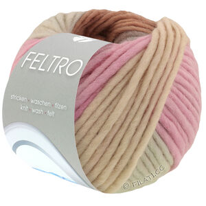 Lana Grossa FELTRO Arco | 447-grijs/licht beige/rose/grijs beige/noga