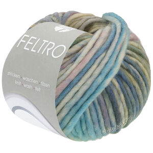 Lana Grossa FELTRO Camino | 848-grijs blauw/grijs/turkoois/petrol/donker grijs/grijs beige