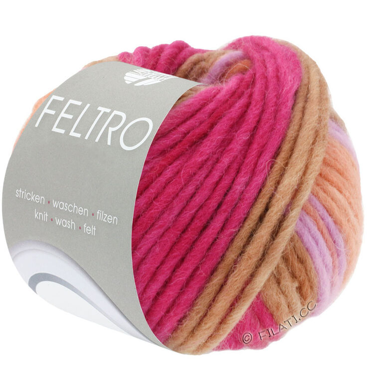 Lana Grossa FELTRO Line | 431-perzik/zalm/sering/mauve/felroze