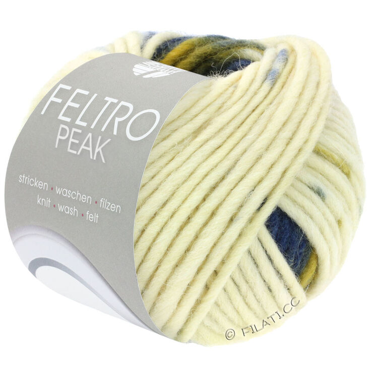 Lana Grossa FELTRO Peak | 1411-ecru/grijs blauw/marine/olijf