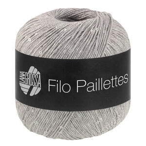 Lana Grossa FILO PAILLETTES | 14-licht grijs