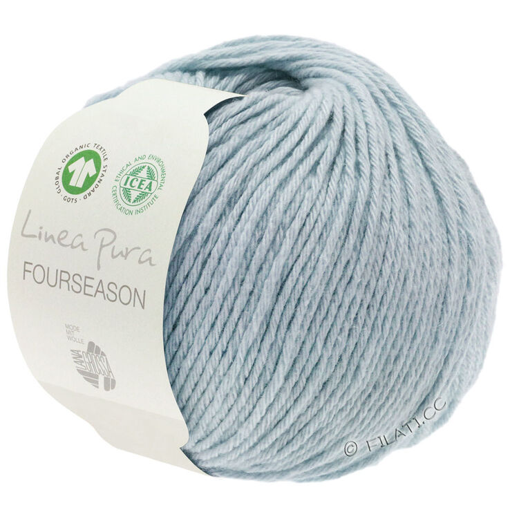 Lana Grossa FOURSEASON (Linea Pura) | 01-licht blauw
