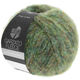 Lana Grossa GARZATO Fleece Uni/Print/Dégradé | 030-licht groen/geelgroen/zwart