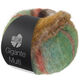 Lana Grossa GIGANTE MULTI | 105-grijs groen/rood violet/donkerjeans/geeloranje/geranium roze/olijf/mosgroen