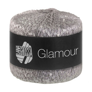 Lana Grossa GLAMOUR | 001-zilvergrijs