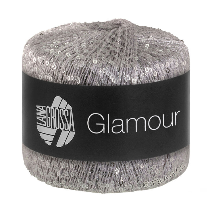 Lana Grossa GLAMOUR | 001-zilvergrijs