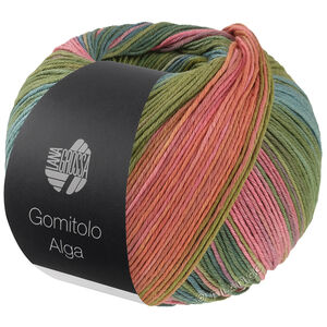 Lana Grossa GOMITOLO ALGA | 2025-wit/licht blauw/blauwgroen/licht groen/donker groen/felroze/pruim/turkoois/zalm/petrol
