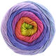 Lana Grossa GOMITOLO ALOHA | 302-turkoois/rood/pistache/mosterdgeel/lavendel/oranje
