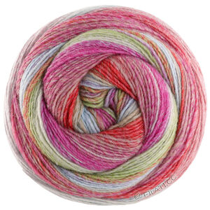 Lana Grossa GOMITOLO ARTE | 1023-aardbeir/rood violet/licht grijs/limegroen/licht blauw/beige/oranje/rood/felroze/foksia