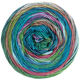 Lana Grossa GOMITOLO DENIM INCA | 152-petrol blauw/petrol groen/licht blauw/mosterd/rose/zand/licht groen/jade
