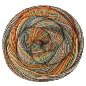 Lana Grossa GOMITOLO DISEGNO | 522-olijf/beige/oker/donker grijs/licht grijs/turkoois/oranje/munt