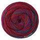 Lana Grossa GOMITOLO DISEGNO | 527-rood/wijnrood/violet/petrol/bruinrood
