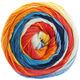 Lana Grossa GOMITOLO DOPPIO | 202-licht blauw/hemelsblauw/donker blauw/wit/geel/oranje/zalm/licht rood