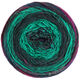 Lana Grossa GOMITOLO FINITO | 556-petrol groen/nacht blauw/aubergine/blauw violet