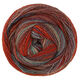 Lana Grossa GOMITOLO GALA | 4045-donker rood/grijs rood/turkoois/petrol/grijs blauw/beige/grijs bruin