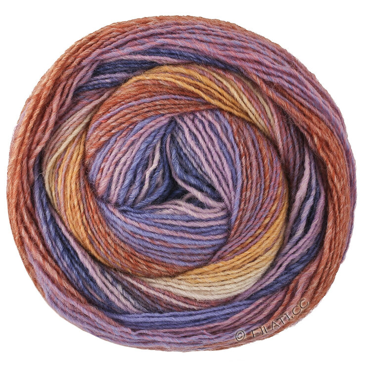 Lana Grossa GOMITOLO MODO | 621-mauve/sering/blauw/donker blauw/rozenhout/beige/oker/noga/bruin/blauwgrijs/licht grijs/donker grijs