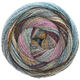 Lana Grossa GOMITOLO MOLTO | 610-oranje/licht grijs/donker grijs/blauw violet/felroze/jeans