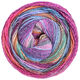 Lana Grossa GOMITOLO MOLTO | 612-donker blauw/hemelsblauw/aubergine/kameel/ecru/rood violet/anjer