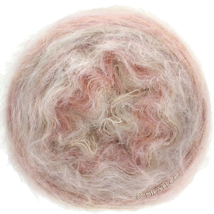 Lana Grossa GOMITOLO SILKHAIR | 201-rose/beige gemêleerd