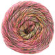 Lana Grossa GOMITOLO SUMMER TWEED | 03-donker grijs/cyclaam/geel/azalea/abrikoos