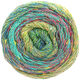 Lana Grossa GOMITOLO SUMMER TWEED | 09-petrol/geel/rood/turkoois/licht groen