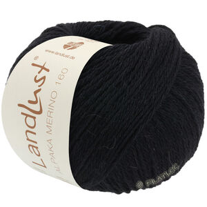 Lana Grossa LANDLUST Alpaka Merino 160 | 410-zwart