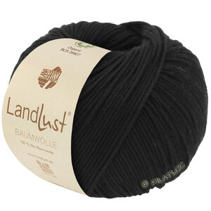 Lana Grossa LANDLUST BAUMWOLLE (GOTS) | 01-zwart