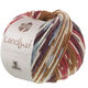 Lana Grossa LANDLUST Naturwolle Print | 104-olijf/rood/blauw gevlekt