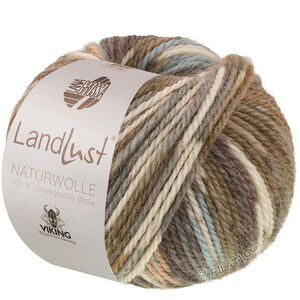Lana Grossa LANDLUST Naturwolle Print | 106-olijf/room gevlekt