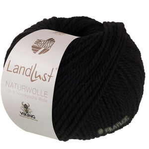 Lana Grossa LANDLUST Naturwolle | 11-zwart